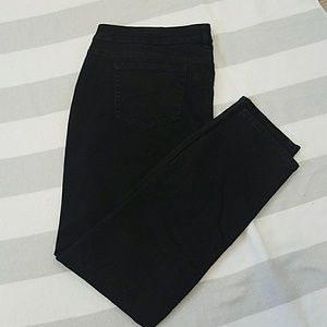 Torrid Distressed Black Skinny Jeans